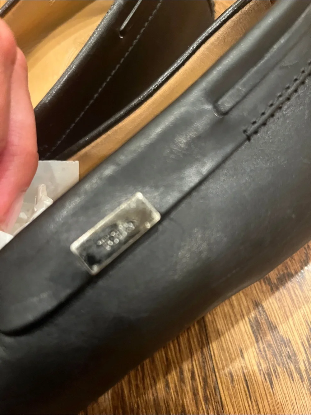 Tod’s 7.5 (US8.5) Men's Black Leather Slip-On Loafers